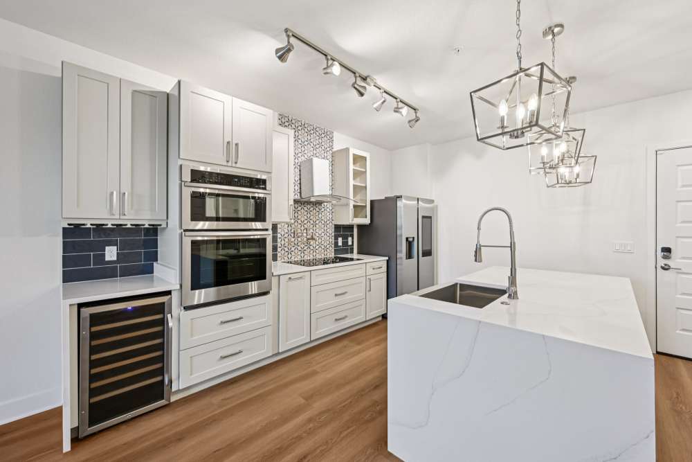 Fully-Equipped Kitchen with Stainless Steel Appliances at The Vivien in Vero Beach, Florida