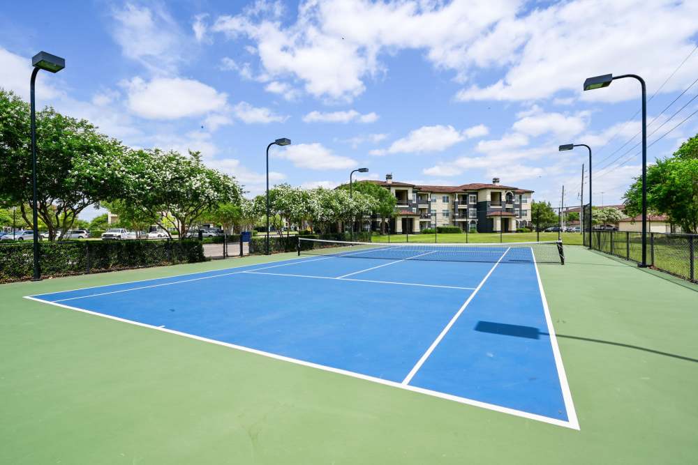 Tennis court at Vineyards in Katy,Texas