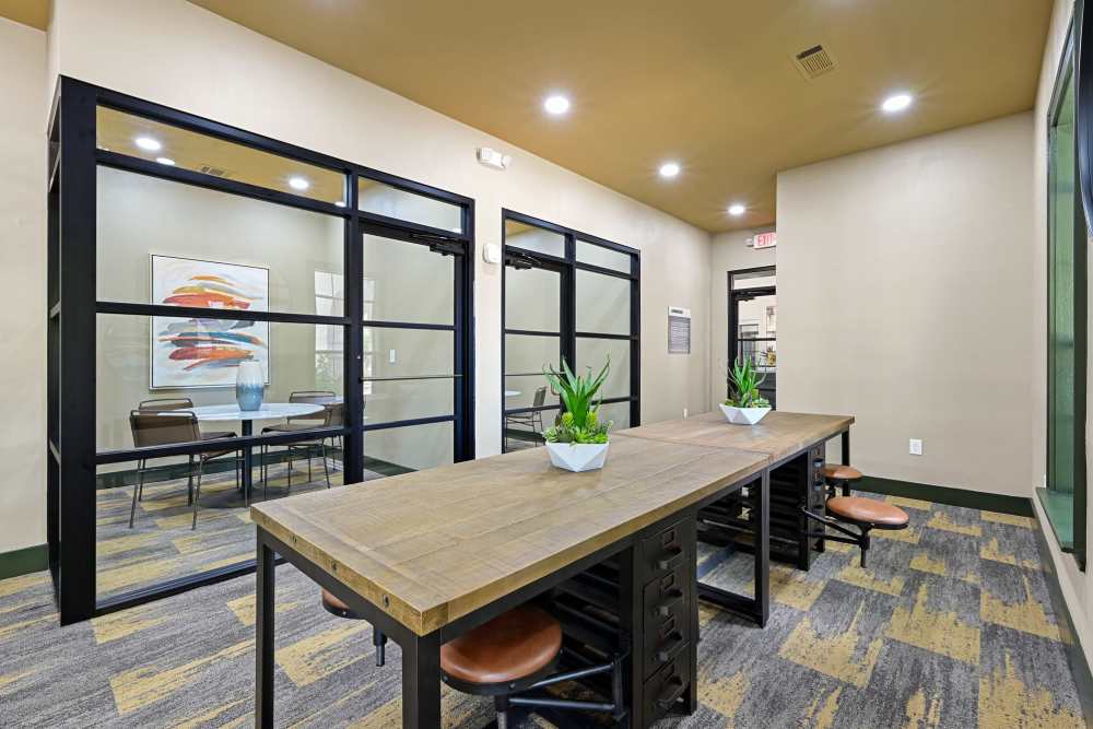 Business center at Vineyards in Katy,Texas