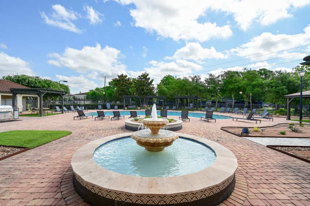 Swimming pool at Vineyards in Katy,Texas