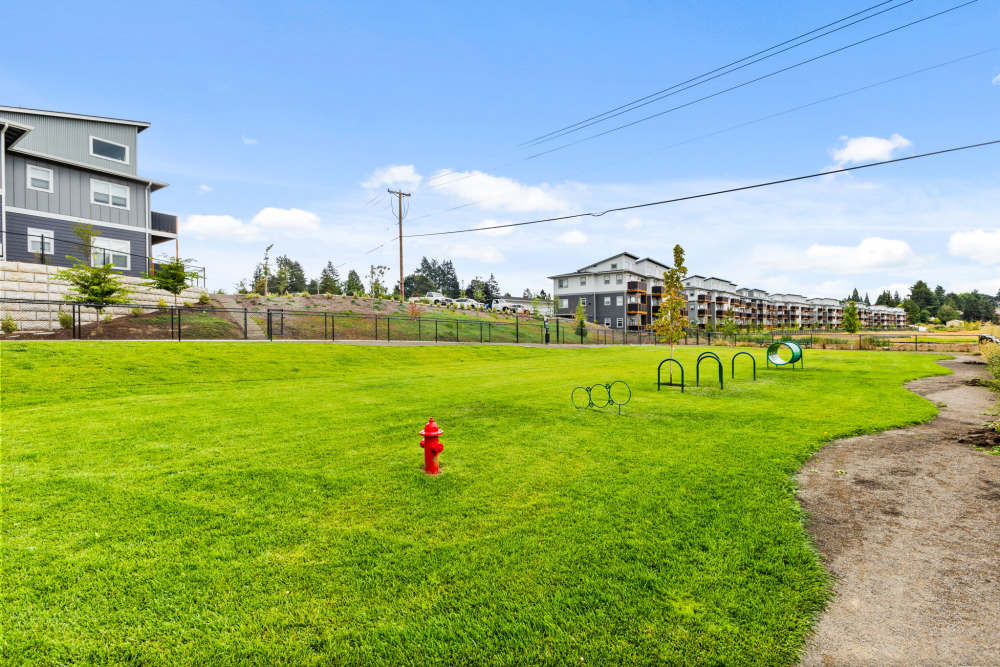 Lawn view of property at Verda Crossing Apartments in Keizer, Oregon