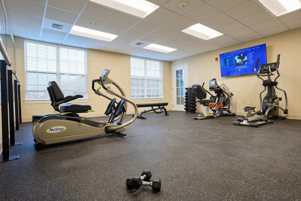Fitness Room at Harmony at Glasgow in Newark, Delaware