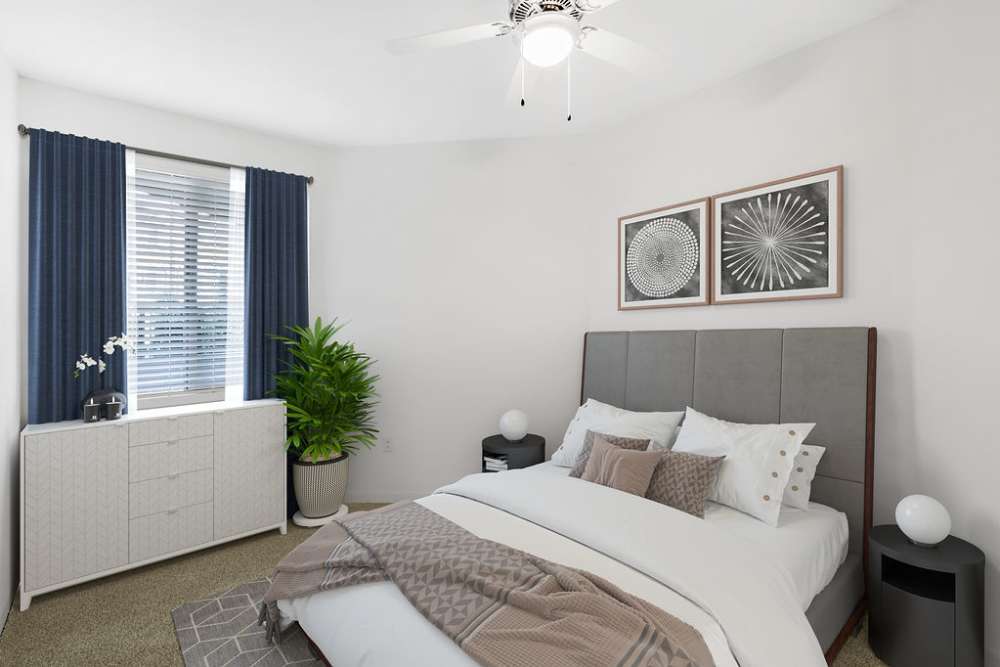 Bedroom with window at Harmony in Las Vegas, Nevada 