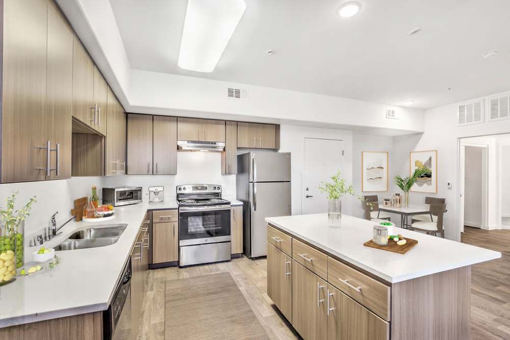 Kitchen with range at Harmony in Las Vegas, Nevada 