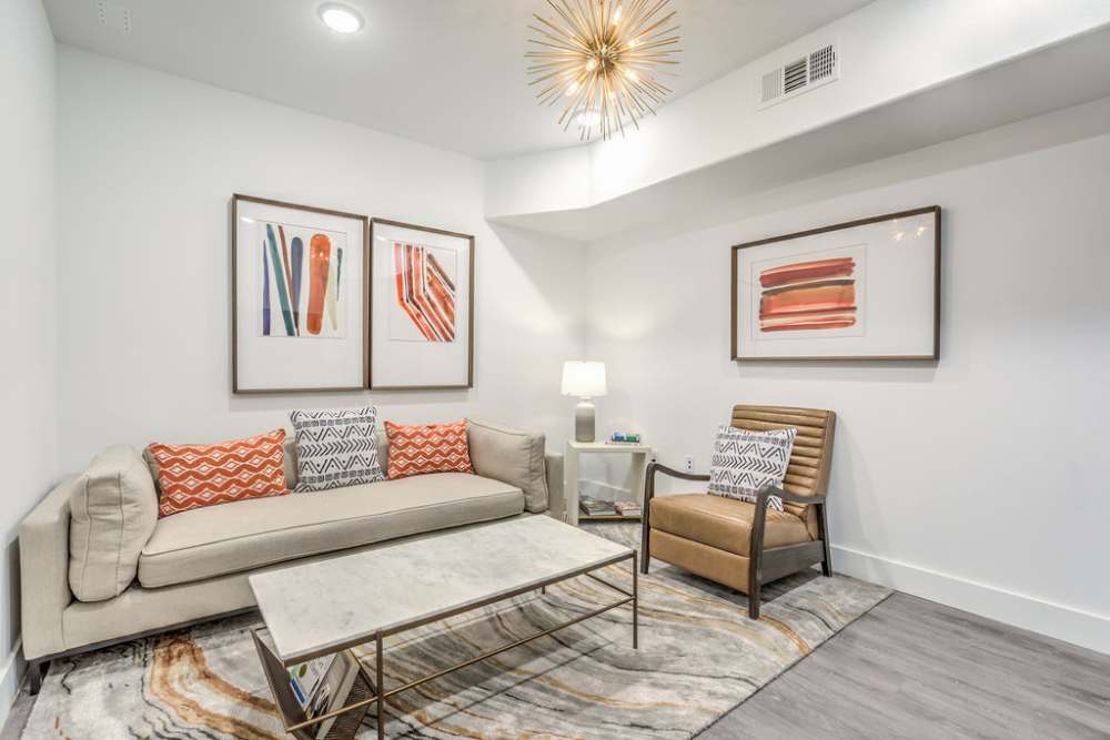 Couch with beautiful carpet at Harmony in Las Vegas, Nevada