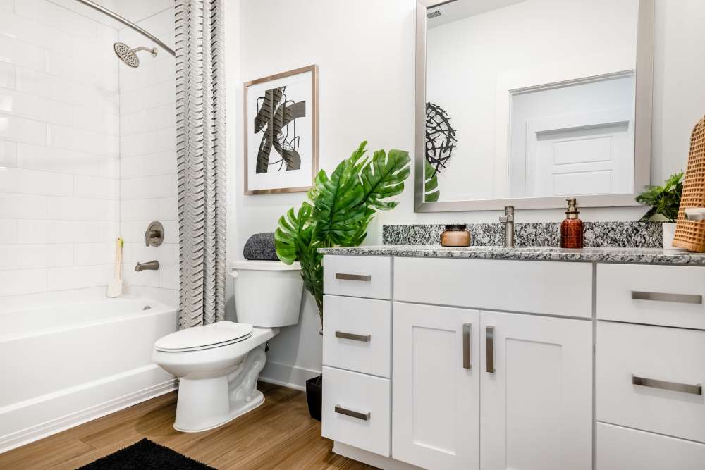 bathroom with toilet and shower