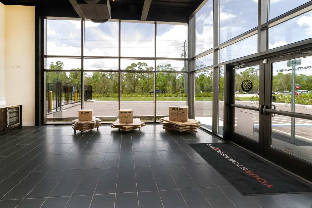 Storage Lobby at Your Storage Units Ft. Myers in Fort Myers, Florida