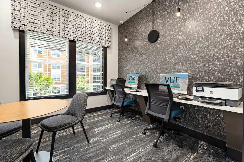 Community wi-fi space at Vue on Lake Monroe in Sanford, Florida