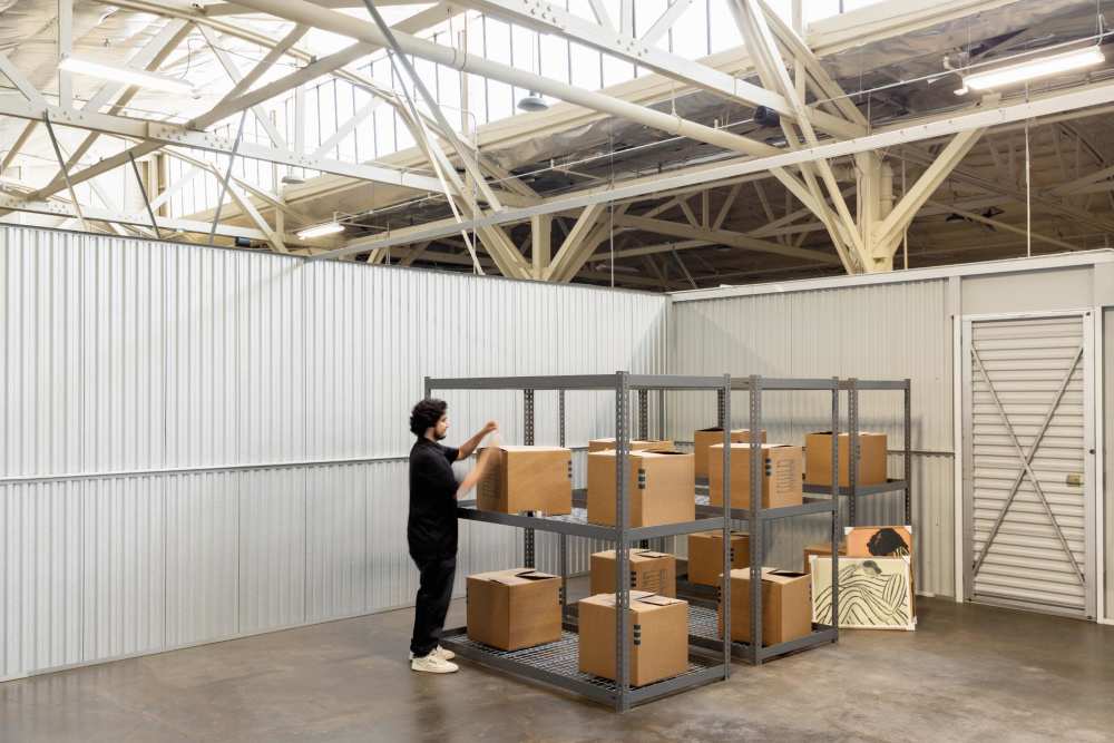 Moving boxes at FlexEtc Charlotte in Charlotte, North Carolina