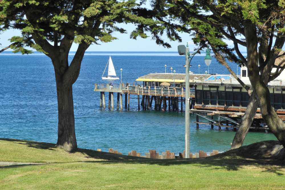 Sea beach near to community at Esplanade in Redondo Beach, California