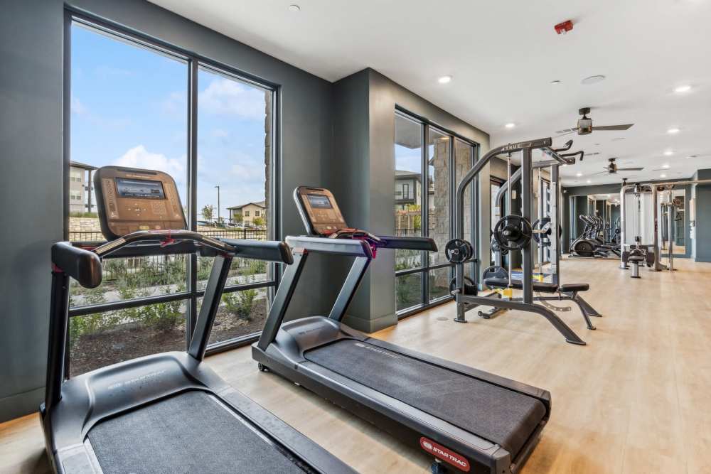 Community fitness center at The Springs at Georgetown in Georgetown, Texas
