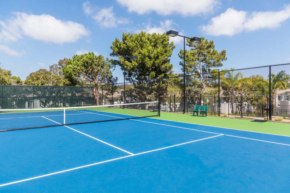 Pickleball court at Marea in Dana Point, California