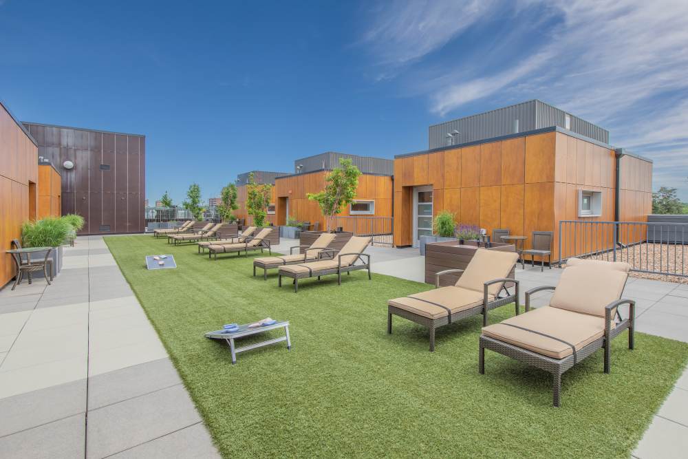Rooftop Sun Deck at The View at Wash Park in Denver, CO