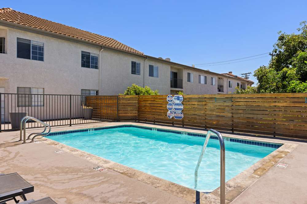 Swimming pool at The Indie Glendale Collection in Glendale, California