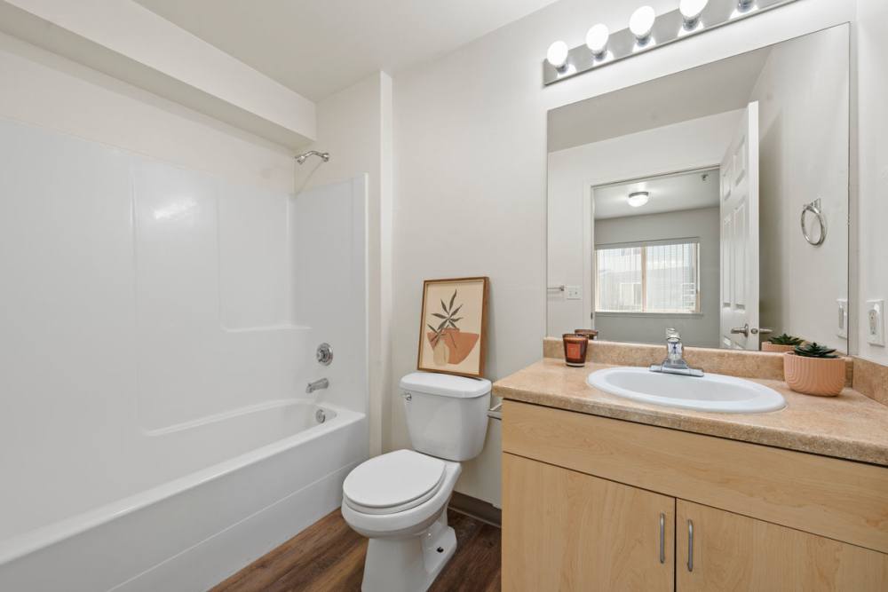 Heron Creek 3x2 Primary Bathroom  Photo Gallery | Heron Creek Apartments in Moses Lake, Washington