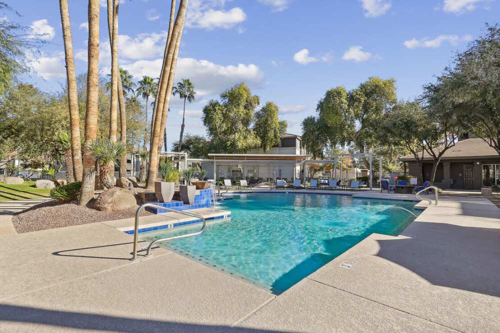 Large swimming pool for the community at Lennox in Avondale,Arizona