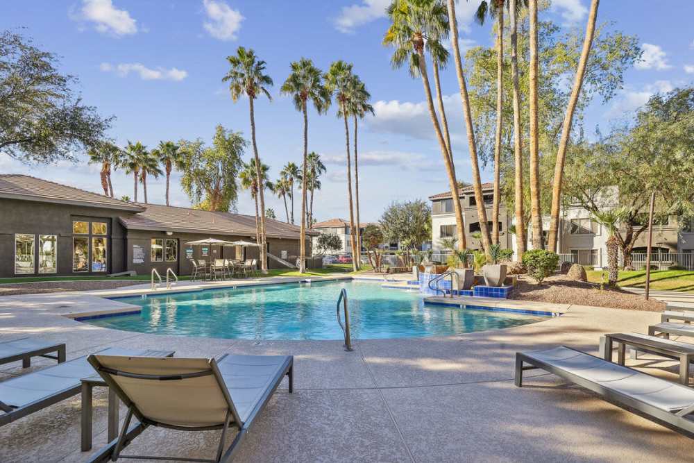 Resort-style pool at Lennox in Avondale,Arizona