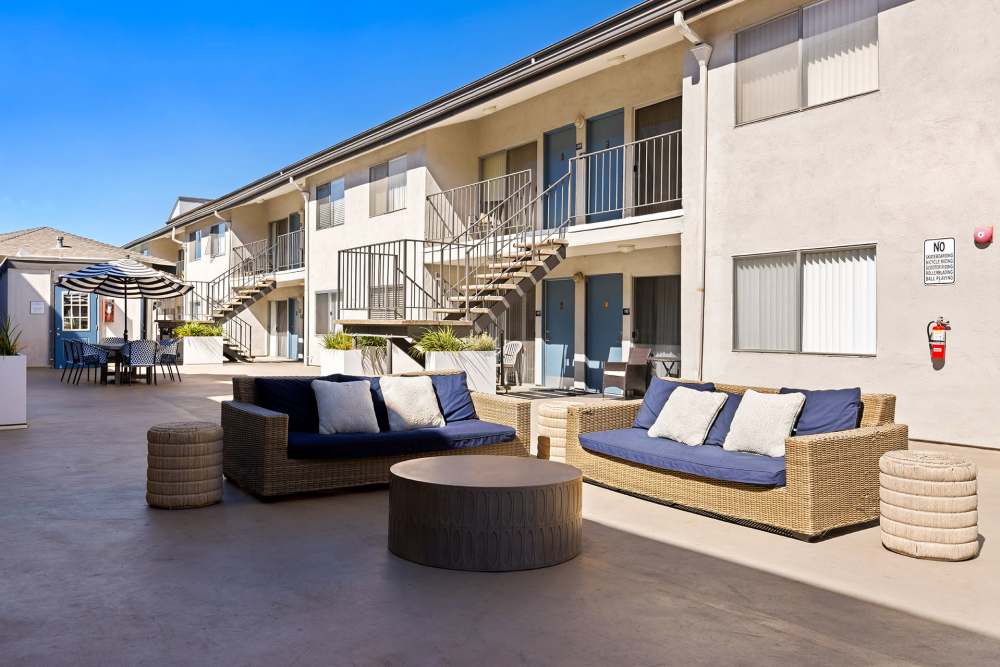 Residents sitting Area at The Indie Glendale Collection, Glendale, California