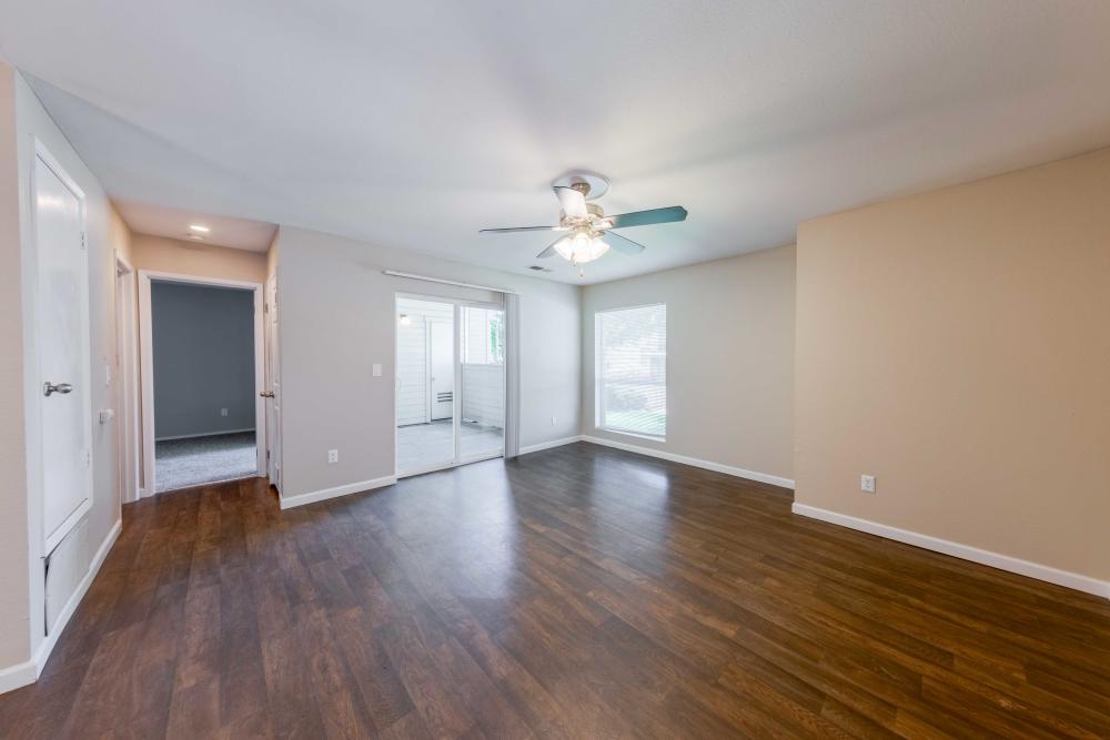 Spacious apartment with hardwood floors at The Lodge at McCarran Ranch Apartment Homes in Reno, Nevada