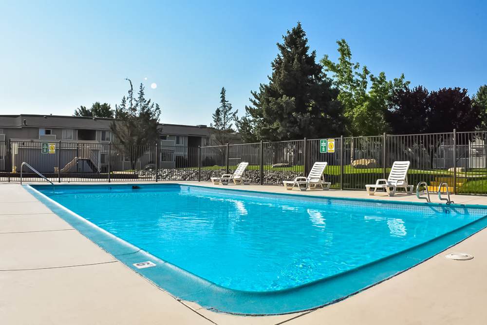 Swimming pool at Village of the Pines in Reno, Nevada