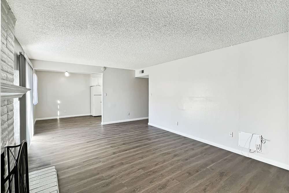 Well-lit living room at Village of the Pines in Reno, Nevada