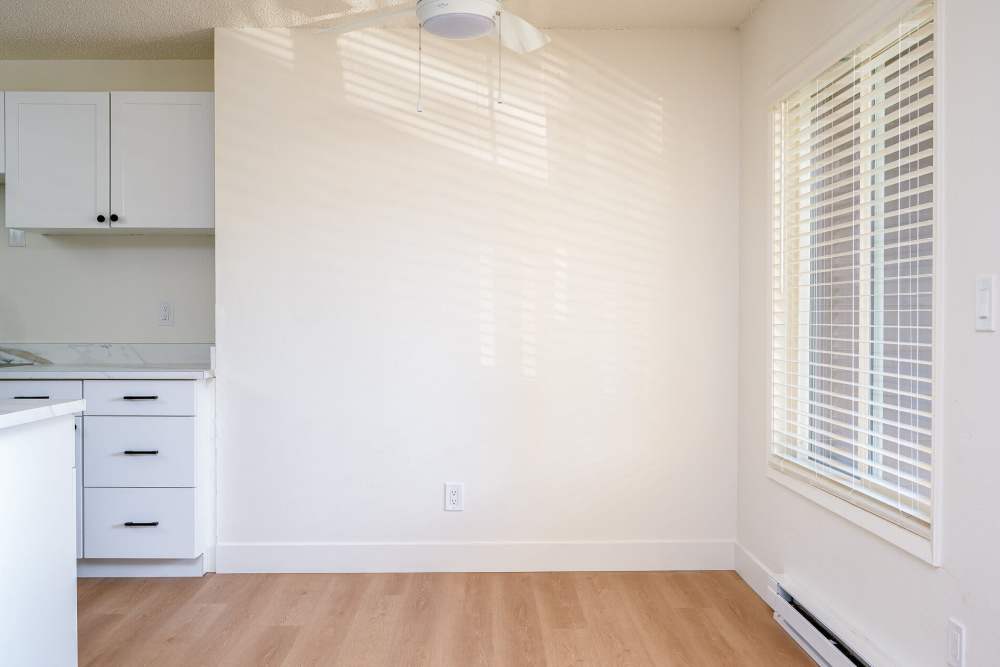 Spacious kitchen area at Firwood Station in Portland, Oregon
