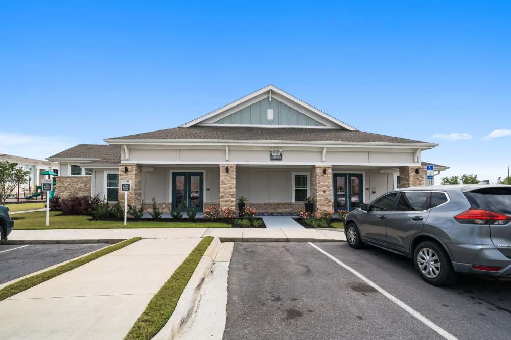Property exterior with parking spaces at The Park at Massalina in Panama City,Florida