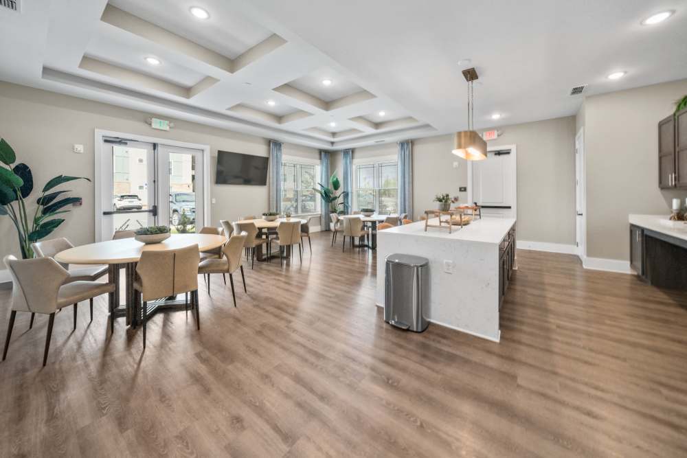 Spacious clubhouse with a kitchen at The Park at Massalina in Panama City,Florida