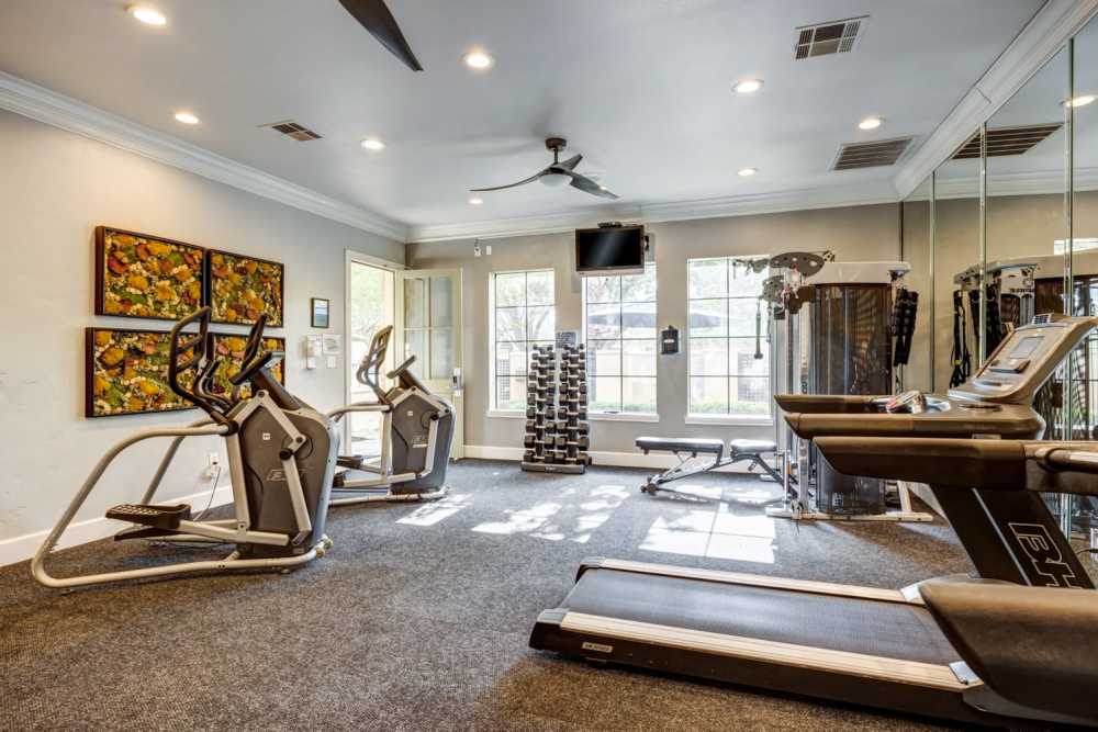Fitness center for your health needs at The Quarry Townhomes in San Antonio, Texas