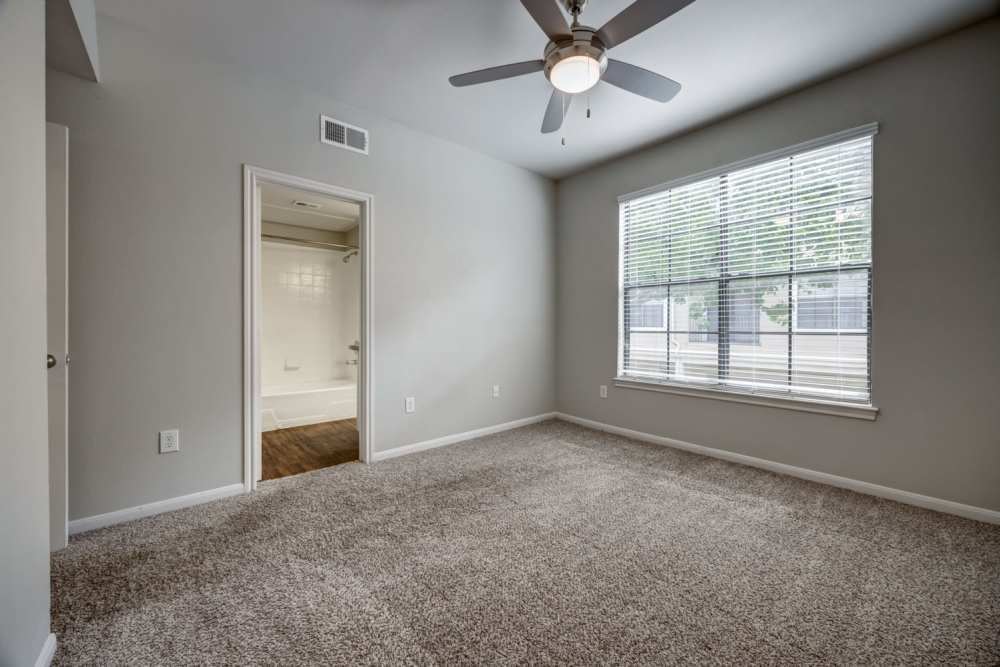 Carpet flooring apartments at The Quarry Townhomes in San Antonio, Texas