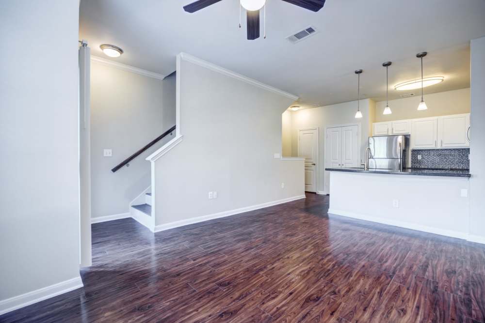 Spacious living spaces at The Quarry Townhomes in San Antonio, Texas
