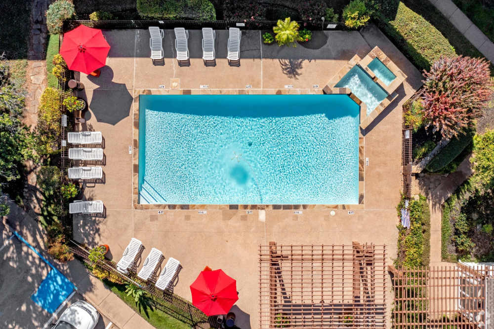 aerial view at Lofts at Pecan Ridge in Midlothian, Texas