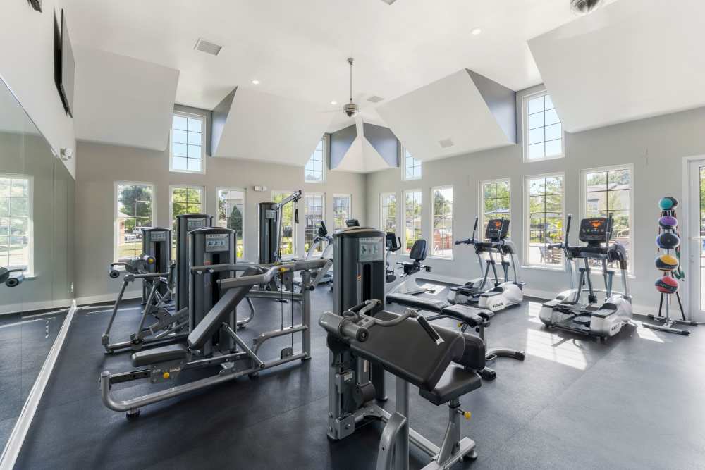 Gym area at Eastland Trails in Independence, Missouri