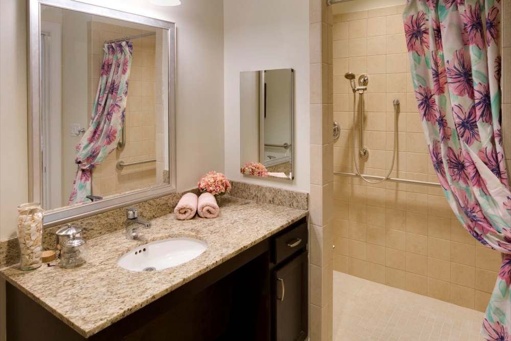 Bathroom at Elan Manatee in Bradenton, Florida
