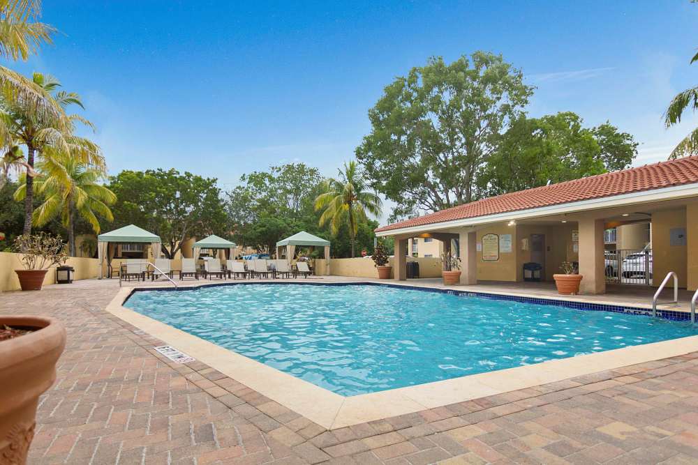 Clear water pool Fairway View in Hialeah, Florida