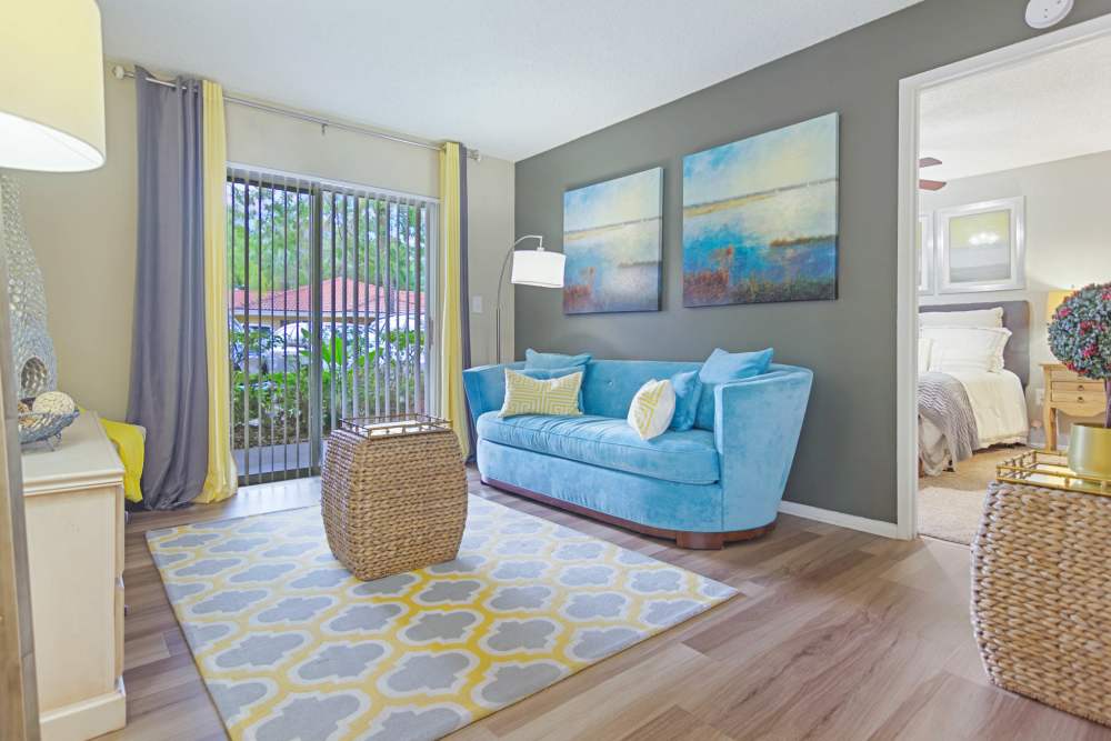 Living room view Fairway View in Hialeah, Florida