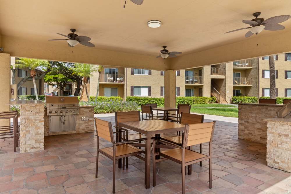 Clubhouse area Palmetto Place in Miami, Florida