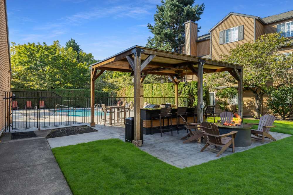Have fun with your furry friend in the dog park at Renaissance at 29th Apartments in Vancouver, Washington