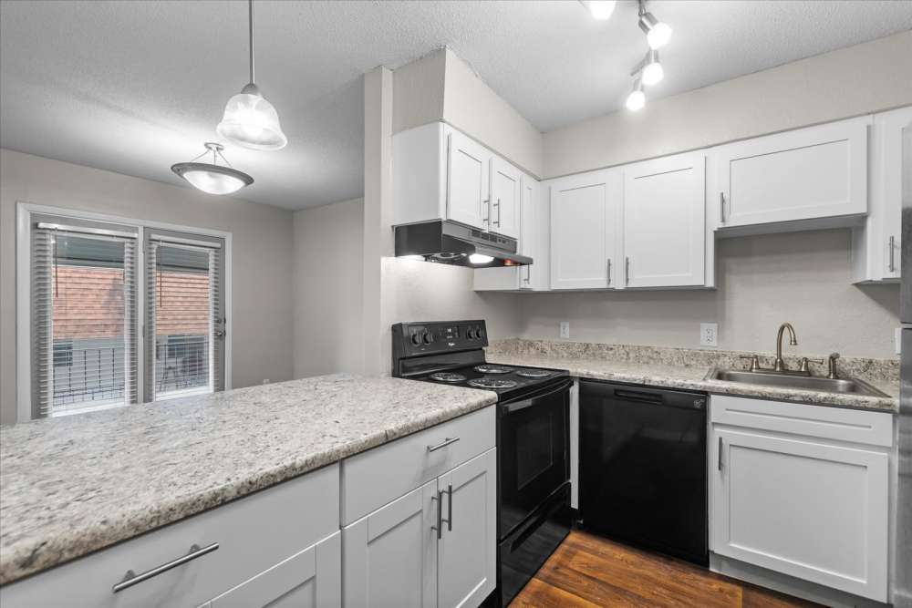 Hardwood style flooring layout at Riverside North Apartment Homes in Chattanooga, Tennessee