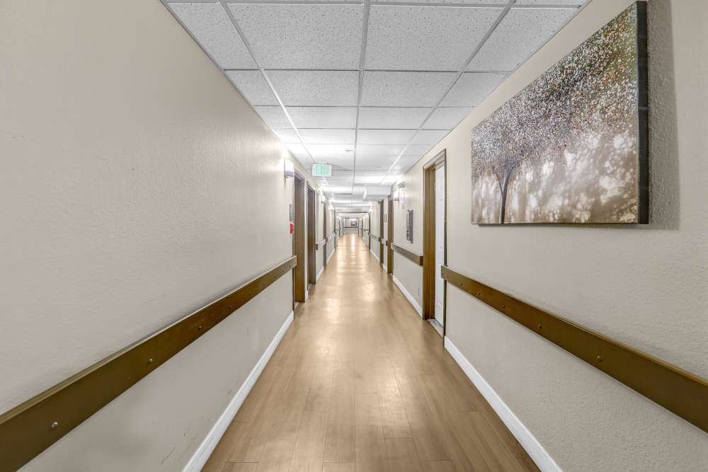 Hallway at Southern Highlands in National City, California