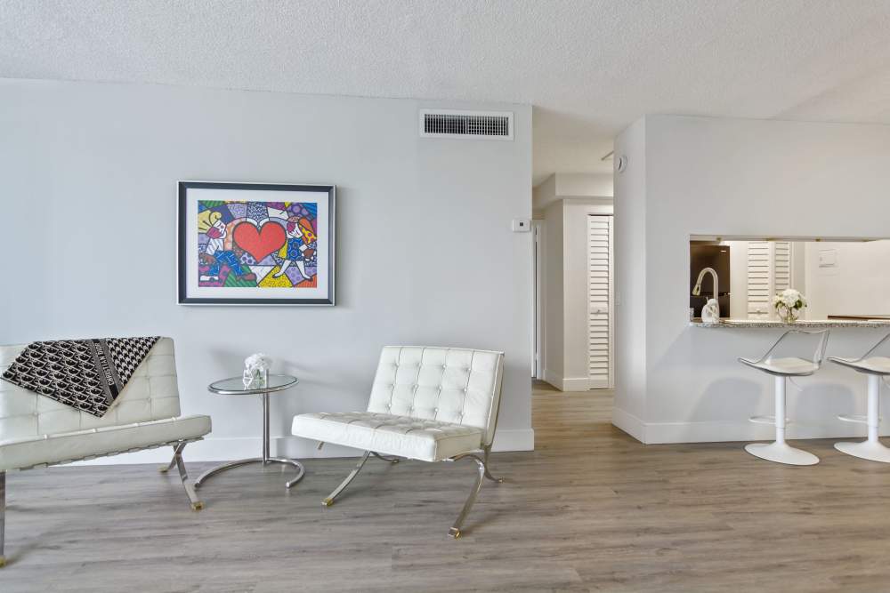 Model Living room in Forest Place
