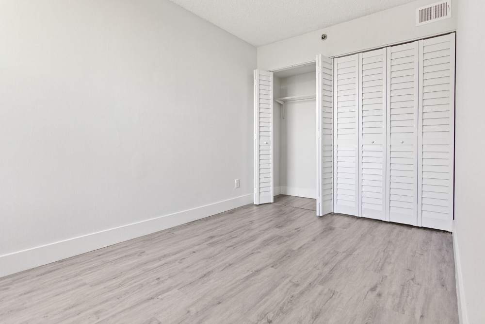 Model bedroom in Forest Place
