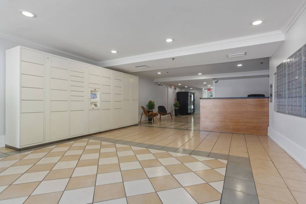 Community Lobby and Mailroom at Forest Place