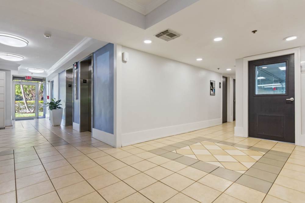 Community Lobby and Mailroom at Forest Place