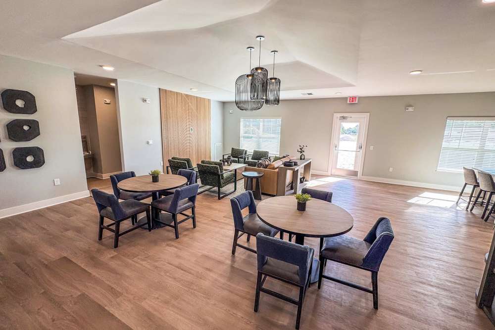 Open style dining area at Addison Grove in Avon Park,Florida