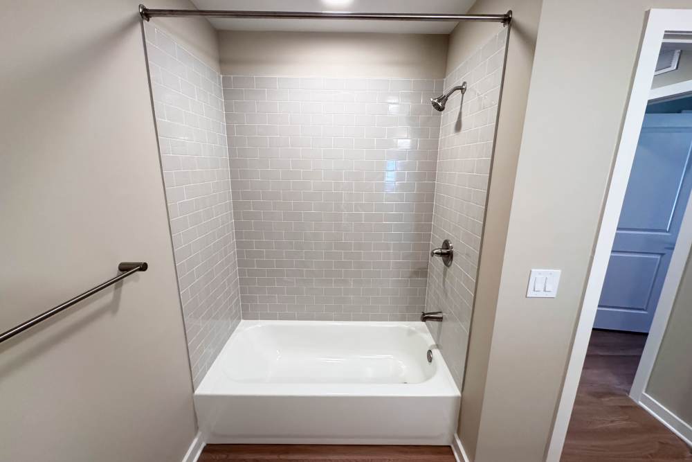 Shower area inside the bathroom at Addison Grove in Avon Park,Florida