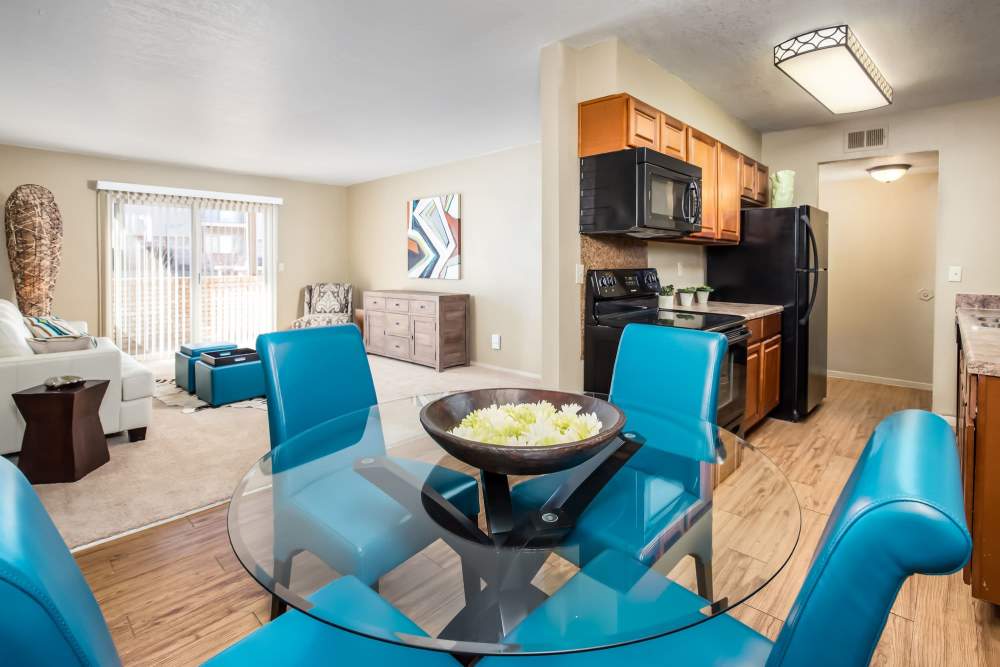 Dinning area at Council Crossing in Bethany, Oklahoma