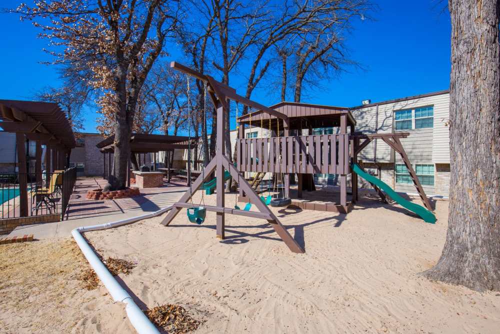 Community playground at Council Crossing in Bethany, Oklahoma