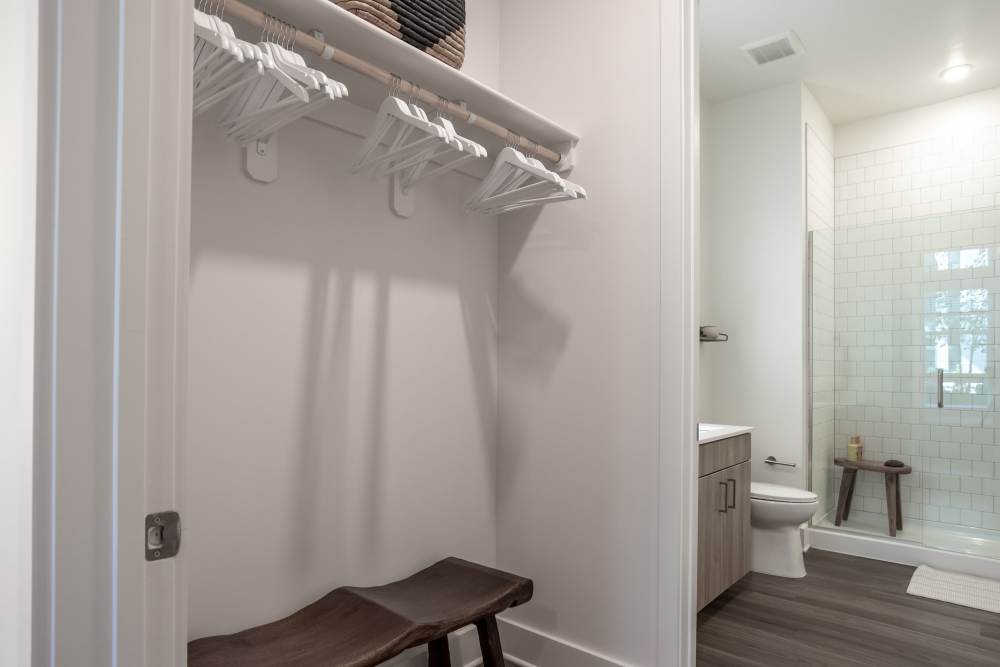 Closet at St. Albans Lofts in Raleigh, North Carolina