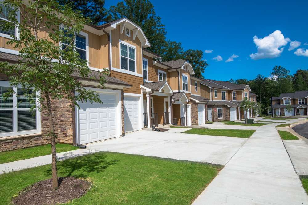Garages in the property at Lodge at Croasdaile Farm in Durham, North Carolina